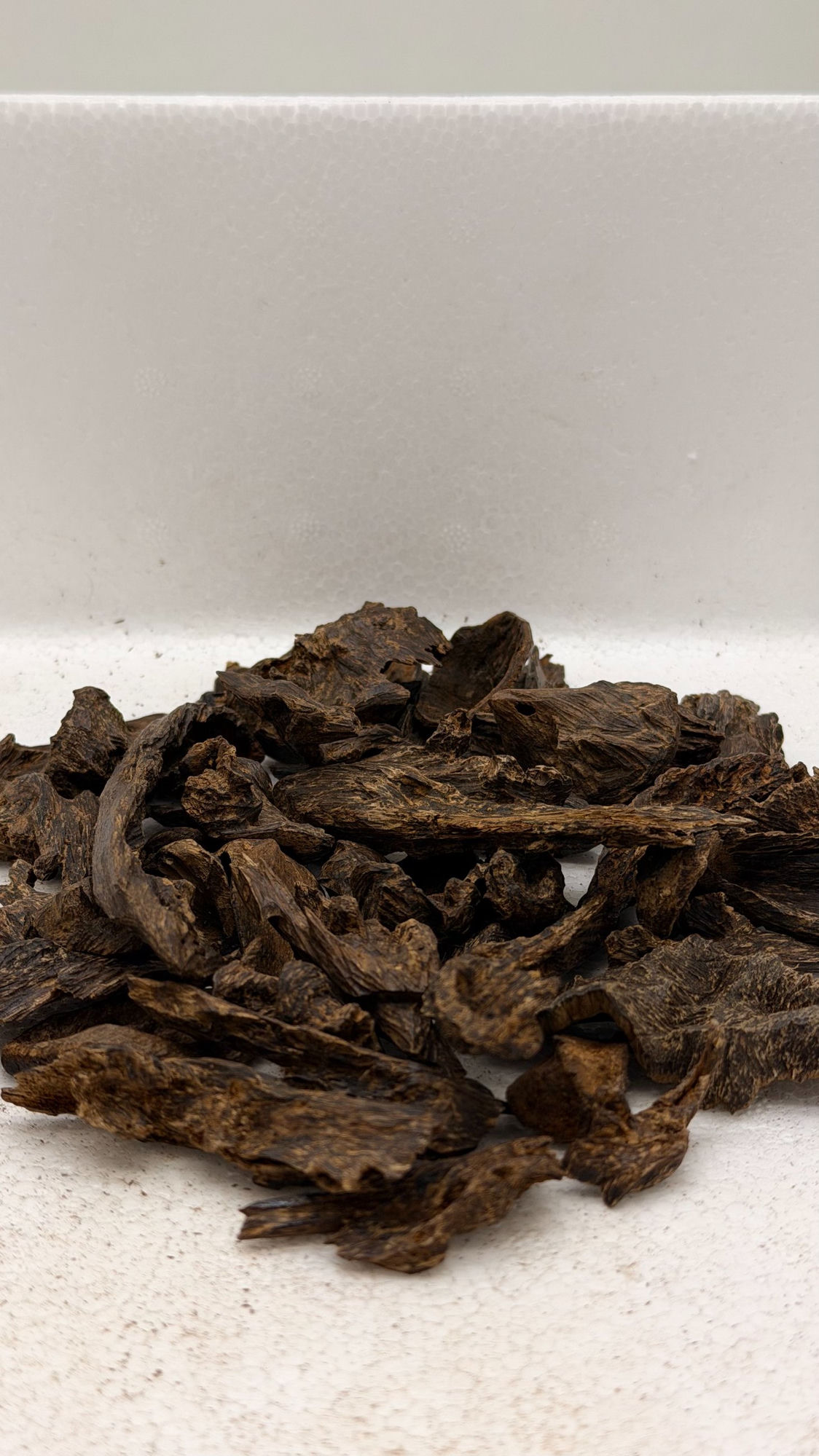 Wild harvested agarwood chips